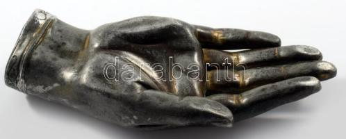 Ón női kéz levélnehezék, h: 18 cm