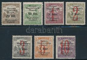 Nyugat-Magyarország VI. 1921 Teljes sor Bodor vizsgálójellel