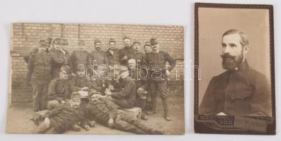 1917 Katonai csapatkép és vizitkártya