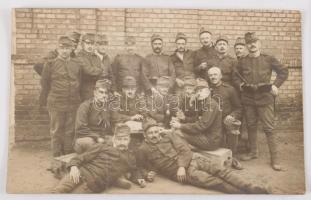 1917 Katonai csapatkép és vizitkártya