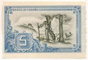 Spanyolország / Polgárháború / Bilbao 1937. 5P T:UNC
Spain / Civil War / Bilbao 1937. 5 Pesetas C:U...