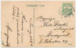 1912 Pozsony, Pressburg, Bratislava; Koronázási emlék tér, Mária Terézia szobor, Pályaudvar, vasútál...