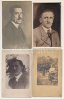 31 db RÉGI fotós képeslap és fotó és vegyes minőségben / 31 pre-1945 photo postcards and photos in mixed quality