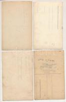 31 db RÉGI fotós képeslap és fotó és vegyes minőségben / 31 pre-1945 photo postcards and photos in m...