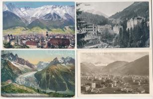8 db RÉGI külföldi város képeslap / 8 pre-1945 foreign town postcards