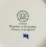 Royal Copenhagen 6 darab karácsonyi dísztányér, máz alatti kék festéssel, jelzett, hibátlan, d: 18,5...