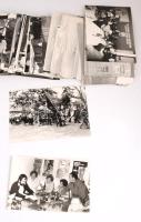 cca 1970 A Szegedi Kenderfonógyár archívumából származó fotók, kb. 100 db, részben feliratozva, 14x1...