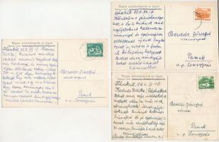 Magyar gombáskönyvek és képek. Szemere László szerkesztése - 5 db régi képeslap gombafajtákról, a sz...