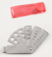 Gyémánt karátmérő, tokjában