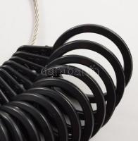 Gyűrűméretmérő szett, műanyag, újszerű