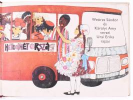 Weöres Sándor - Károlyi Amy: Hetedhét ország. - - versei. Urai Erika rajzai. (Bp. 1975. Magyar Nők O...