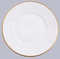 1922-1930 Königszelt Silesia 18 részes 6 személyes vékonyporcelán tányér garnitúra, jelzett, minimál...