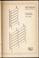 1987 Könyvtári bútorok, termékismertető, papírkötésben, 70p