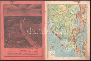 Térképfüzet Budapest székesfőváros elemi iskoláinak V. és VI. osztálya. számára. Szerk.:Kogutowicz M...