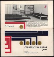 Jitona csehszlovák bútor képekkel illusztrált prospektusa