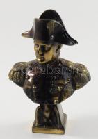 Napoleon büszt fém szobor, m: 16 cm