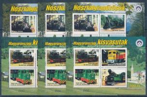 2000/19-20 Mozdonyok 3 db emlékívpár (7.500)