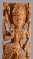 Krisna faragott indiai szobor, m: 32 cm