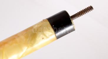 Gyöngyház esernyő fogó XX. sz. eleje. 12 cm