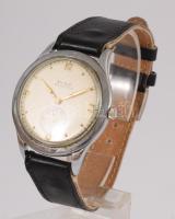 Doxa érdekes fazonú mechanikus karóra, szép számlappal, rég bőr szíjjal. d: 34 mm