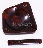 Retro öngyújtó és szipka, dobozban