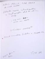 Tóth Edu:Abszolut szerda. DEDIKÁLT! Pécs, 2009, VHE. Megjelent 500 példányban. Kiadói kartonált papírkötés.