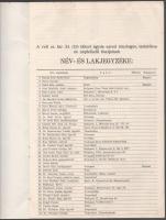 A volt cs. kir. 34. (19) tábori ágyús ezred tényleges, tartalékos és népfelkelő tisztjeinek név- és ...