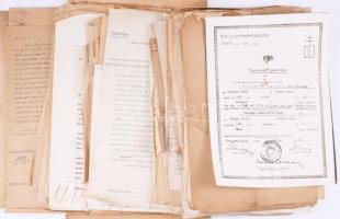 Vegyes katonai okmány tétel, 115 db