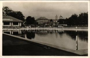 1945 Eger, strandfürdő. Egri Keresztény Sajtószövetkezet kiadása