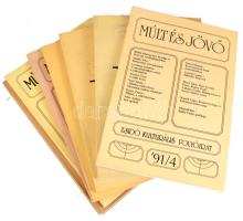 1989-1995 A Múlt és Jövő zsidó kulturális folyóirat 9 db száma (89/2., 91/1., 91/2., 91/3., 91/4., 95/1-2., 95/3., 95/4.,)