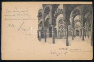 1903 Bardos Remig pannonhalmi apát (1920-1932) autográf Mattyasovszky Mariannénak Cordobából.