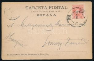 1903 Bardos Remig pannonhalmi apát (1920-1932) autográf Mattyasovszky Mariannénak Cordobából