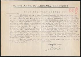 Bánáss László (1888-1949): veszprémi püspök, pápai tanácsos ,zeneszerző, karnagy Mindszenty József utódja. autográf aláírása