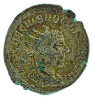 Római Birodalom 253 / Volusianus / Róma / Antoninianus billon (3,98g) T:XF,VF patina Roman Empire 253 / Volusian / Rome / Antoninianus billon "IMP CAE C VIB VOLVSIANO AVG / CONCORDIA AVGG" Concordia seated left with patera and double cornucopiae (3,98g) C:XF,VF patina RIC IV 182, Seaby RSC IV 25