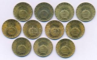 1974-1985. 2Ft sárgaréz (11xklf) T:AU
Adamo F7.4