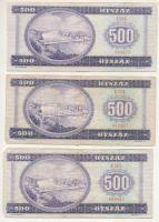 1990. 500Ft (3x) különböző sorozatszámúak T:VG
Adamo F43