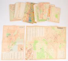 1968-1980 23 db magyarországi térkép