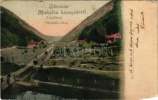 1903 Lillafüred (Miskolc), nyaralótelep, villák. Lövy József fia kiadása 770. (vágott / cut)