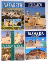 4 db könyv - Nazareth. Cana - Zippori - Mt. Tabor - Megiddo. + Jerusalem. + Masada and the Dead Sea....