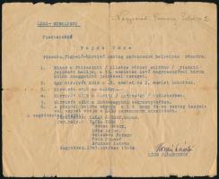 1943 Légoltalmi munkajegy Nagyvárad.