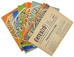 1971-1990. "AZ ÉREM" c. folyóirat 15db különböző lapszáma, használt, de jó állapotban.