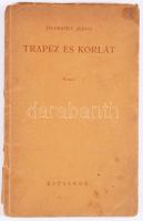 Pilinszky János: Trapéz és korlát. Versek. A szerző, Pilinszky János (1921-1981) író, költő által DE...