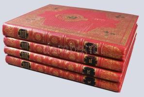 Arany János össze munkái I-V. (Négy kötetbe kötve, teljes sorozat.) I. Kisebb költeményei. II. Elbes...