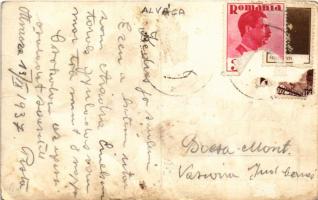 1937 Alváca, Vata de Jos (Hunyad); park, vendéglő / park, restaurant. photo (fa)