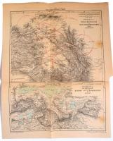Dr. A. Petermanns [Geographische] Mitteilungen aus Justus Perthes' Geographischer Anstalt. 47. Band, 1901. Hrsg. von Prof. Dr. A. Supan. Hozzákötve: Geographischer Litteratur Bericht für 1901. Unter Mitwirkung Mehrerer Fachmänner. Hrsg. Alexander Supan. (Beilage zum 47. Band von Dr. A. Petermanns Mitteilungen.) Gotha, 1901., Justus Perthes, VI+290;+XI+1+208 p.+21 (térkép-mellékletek, kötet végén egy tokban) t. Német nyelven. Átkötött modern műbőr-kötésben, régi bélyegzésekkel, két tábla szélén kis sérülésekkel, az első 2 lap restaurált, jó állapotban.