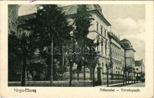 1940 Marosvásárhely, Targu Mures; Törvényszék. Révész Béla kiadása / Tribunalul / court + "1940 Marosvásárhely visszatért" So. Stpl. (apró szakadás / tiny tear)