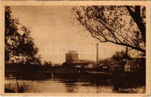 1961 Marosújvár, Uioara, Ocna Mures, Ocnele Muresului; Podul peste Mures si Uzinele Solvay / Maros híd, Solvay szóda és ammóniagyár / Mures bridge, soda factory (EK)