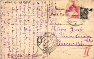 1929 Marosújvár, Uioara, Ocna Mures, Ocnele Muresului; Gőzfürdő a strandfürdővel. Filip Banciu kiadá...