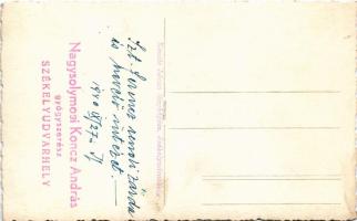 1940 Székelyudvarhely, Odorheiu Secuiesc; Szent Ferenc-rendi templom / Franciscan church. Kováts Ist...