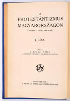 A protestantizmus Magyarországon. I-II. rész. (Egy kötetben.) Történeti és helyzetrajz. I. rész.: S. Szabó József: A protestantizmus Magyarországon. II. rész.: Baltazár Dezső-Czeglédy Emánuel et alii: A protestáns szellem hivatása a magyar nemzet életben. Sajtó alá rendezte: Vida Gyula. Bp.,1928, Bethlen Gábor Szövetség. Kiadói aranyozott egészvászon-kötés, felső festett lapélekkel, kopott borítóval.